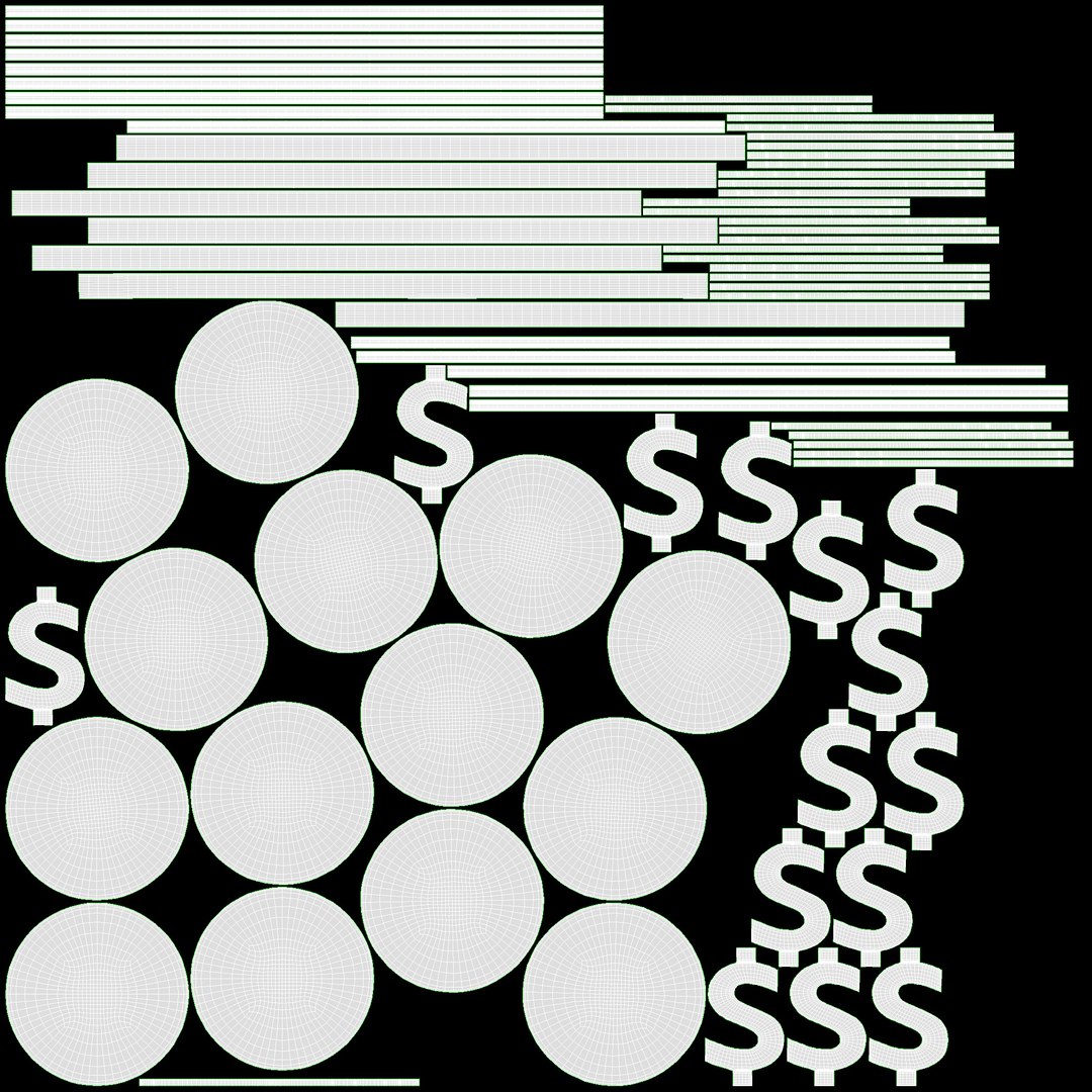 3D Dollar coin stack https://p.turbosquid.com/ts-thumb/Gs/Ffr5WI/4z/uvw_coin/jpg/1691619184/1920x1080/fit_q87/5b78012a47c7150ca33a2c963e80cb2aa84440f5/uvw_coin.jpg