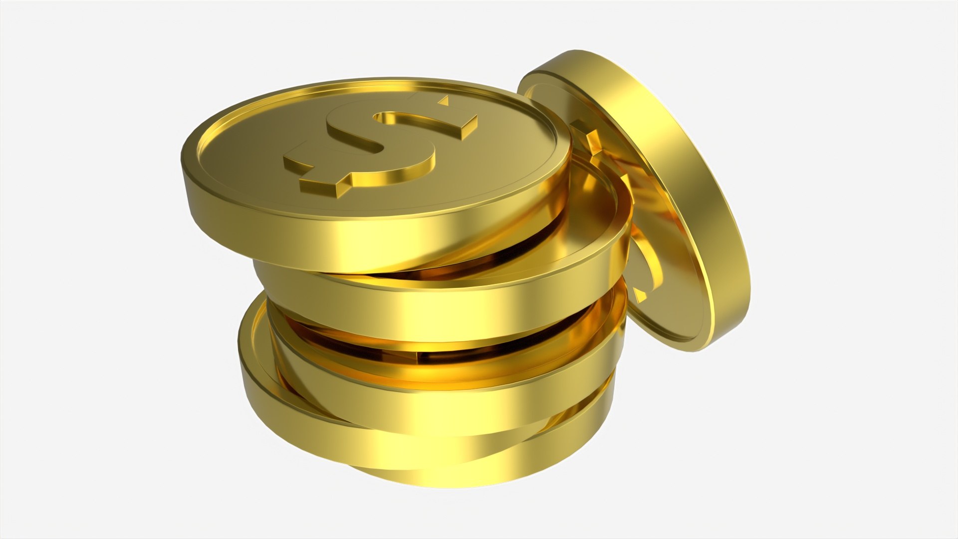 3D Dollar coin stack https://p.turbosquid.com/ts-thumb/Gs/Ffr5WI/A2/003/jpg/1691619180/1920x1080/fit_q87/6749b0549237886e1aa4111264881e97f6879ef6/003.jpg