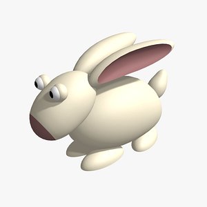 Cartoon bunny model