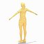 exercise woman 3D model