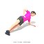 exercise woman 3D model