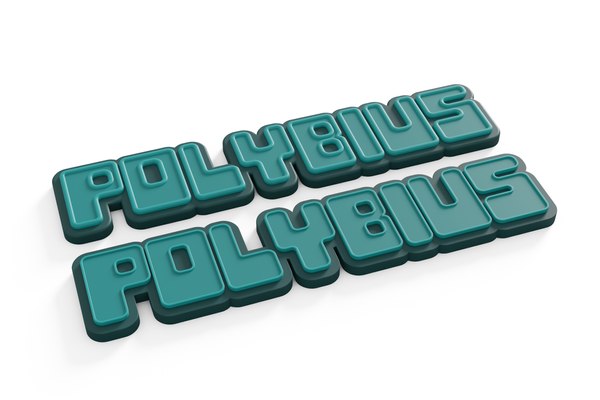 modelo 3d Logotipo de Polibio para imprimir gratis - TurboSquid 2323761