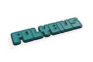 3D model Polybius logo - printable