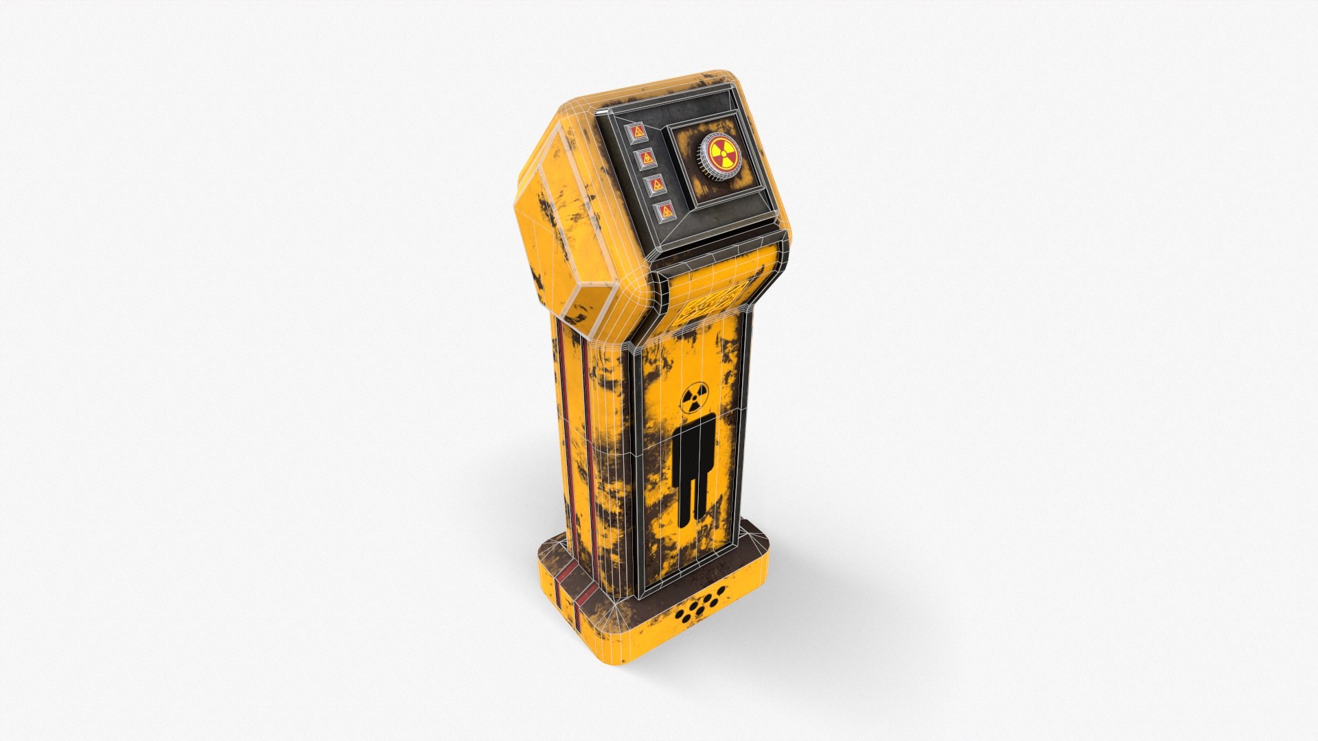 3D Sci-Fi Emergency button - TurboSquid 1723024