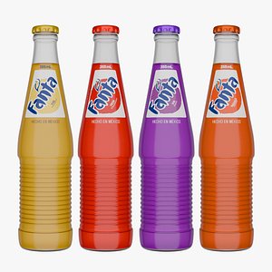 Fanta 350ml 3D 3D model