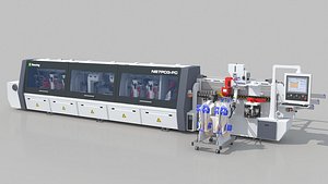 3D High speed automatic edge banding machine model