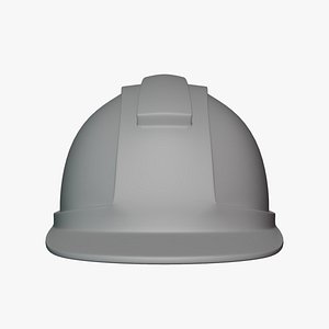 3D Basic Safety Helmet - Geometry Only No Textures No Materials model