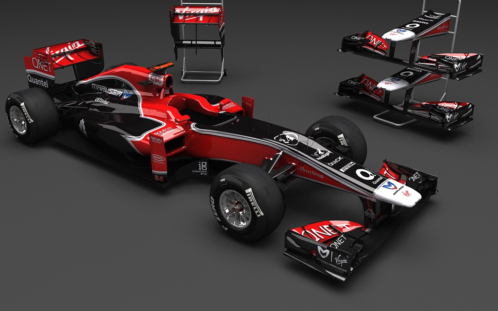 3d 3ds 2011 Marussia Virgin Mvr-02