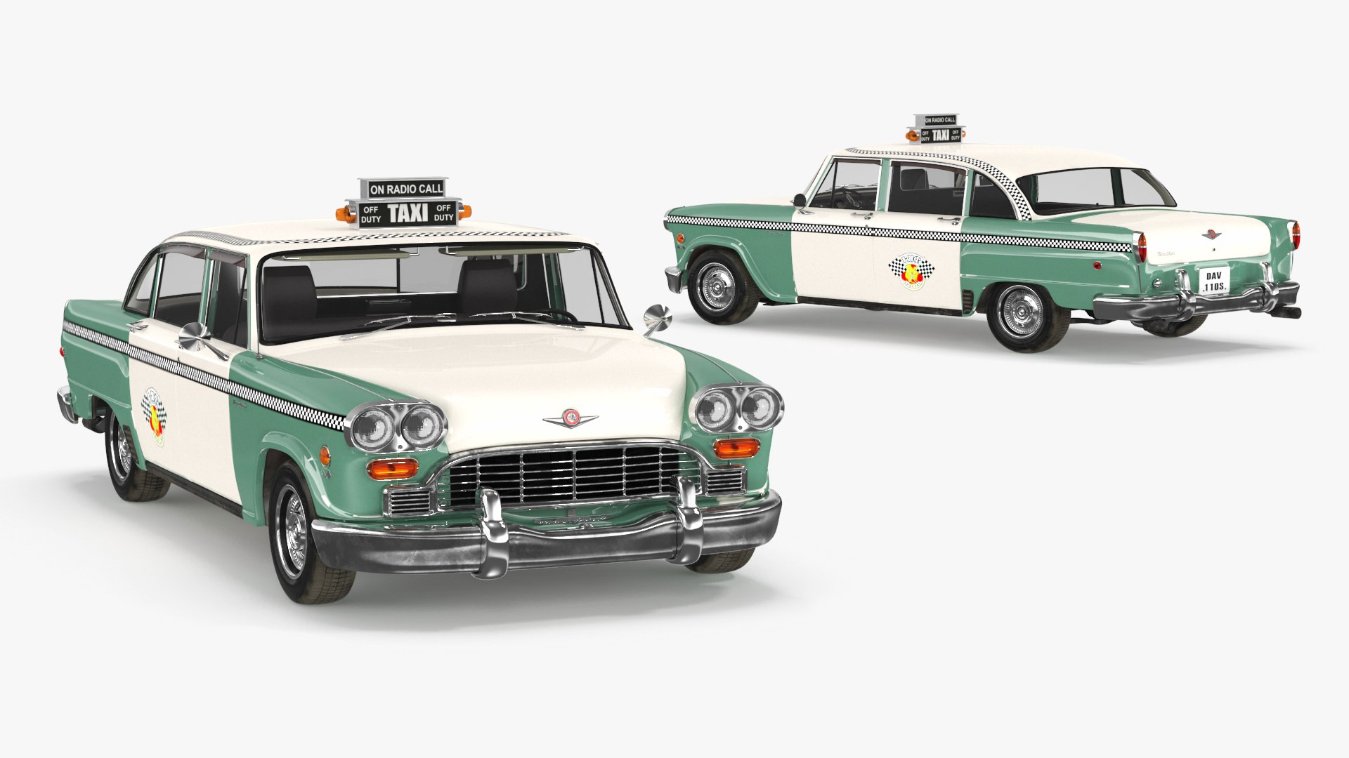 3D Vintage Checker Taxi Cab model https://p.turbosquid.com/ts-thumb/Gs/fSMYy0/aT/vintagecheckertaxicabmb3dmodel034/jpg/1719400423/1920x1080/fit_q87/0a607f273d3f3b97ffc86e655d350eef25028df6/vintagecheckertaxicabmb3dmodel034.jpg