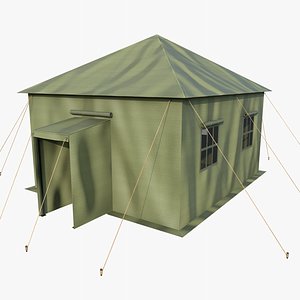 3D Tent 28 with PBR 4K