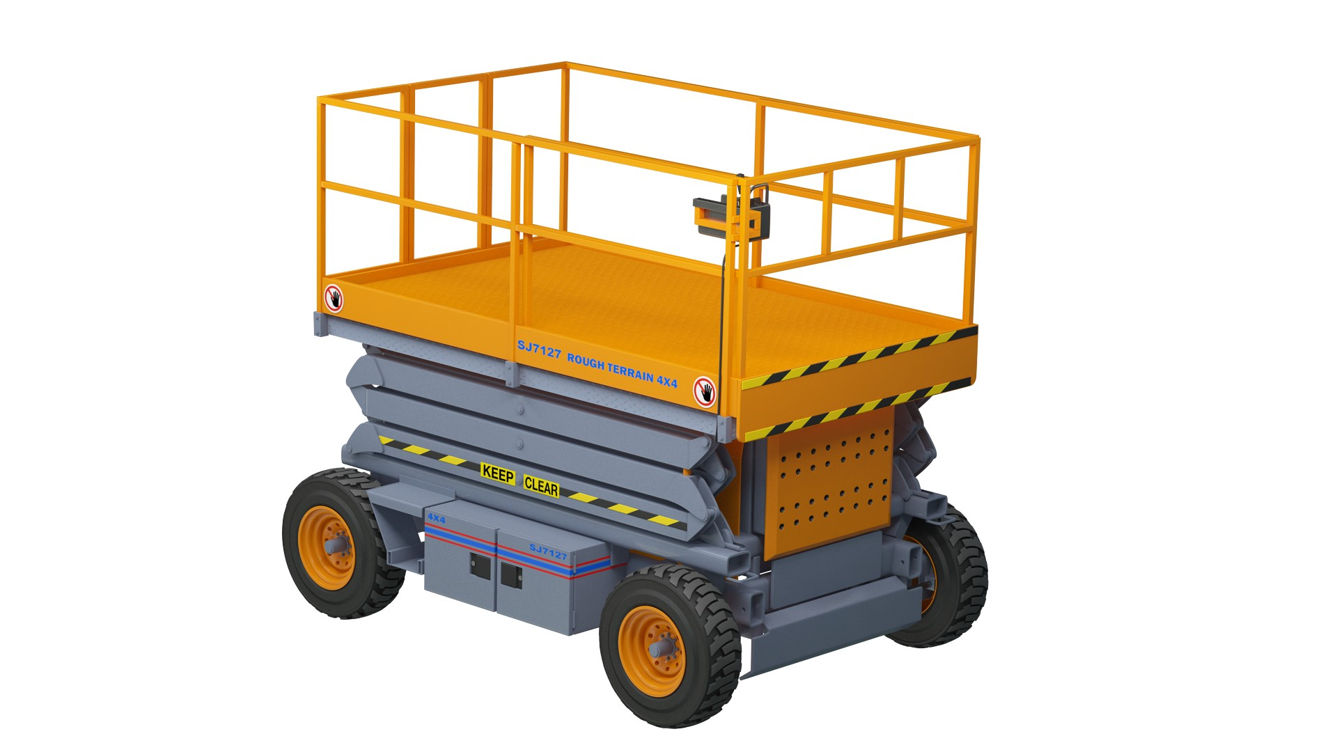 3D Scissor Lift Skyjack TurboSquid 2034666
