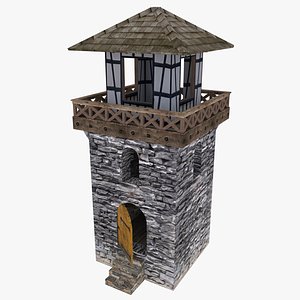 tower medieval 3d model