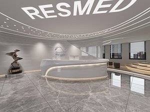 Modern office 3D model