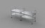 Medizinischer Wagen 3D-Modell