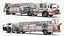 White Velocity Ascendant Heavy Duty Tiller Aerial Ladder Rigged