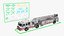 White Velocity Ascendant Heavy Duty Tiller Aerial Ladder Rigged