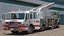 White Velocity Ascendant Heavy Duty Tiller Aerial Ladder Rigged