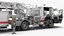 White Velocity Ascendant Heavy Duty Tiller Aerial Ladder Rigged