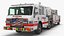 White Velocity Ascendant Heavy Duty Tiller Aerial Ladder Rigged