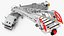 White Velocity Ascendant Heavy Duty Tiller Aerial Ladder Rigged