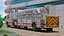 White Velocity Ascendant Heavy Duty Tiller Aerial Ladder Rigged