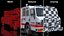White Velocity Ascendant Heavy Duty Tiller Aerial Ladder Rigged