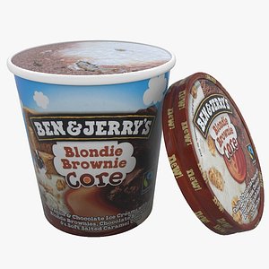 3D Ben and Jerrys Blondie Brownie Core