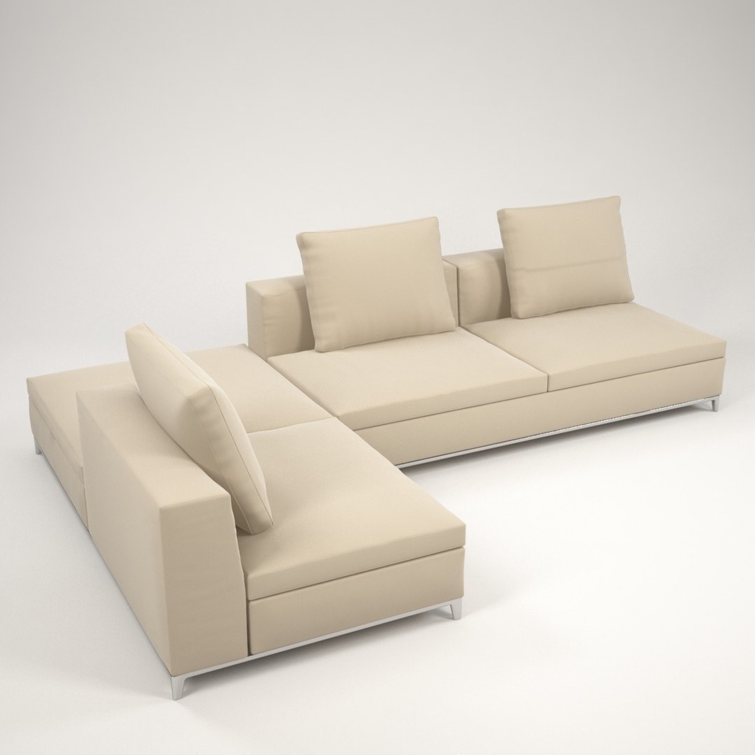 Fest corner sofa 3D model - TurboSquid 1451265