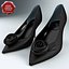 women shoe v7 3d model