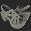 women shoe v7 3d model