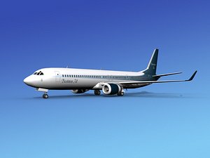 3d model 737-900er 737 airplane 737-900