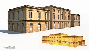 3D model old buildings