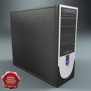 Computer Tower Low Poly