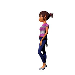 cartoon girl