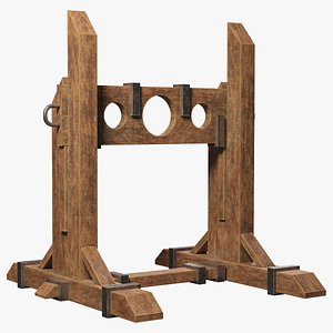 Medieval Pillory 3D model