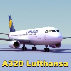 A320_Lufthansa_3DModel