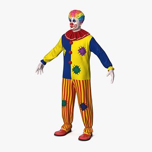 3D adult clown suit