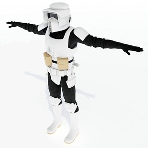 3d model scout trooper