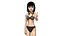 Sexy Girl Rigged и анимированная 3D модель