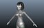 Sexy Girl Rigged и анимированная 3D модель