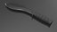 Taktische Kampf-Kukri-Machete, gebrauchtes 3D-Modell