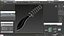 Taktische Kampf-Kukri-Machete, gebrauchtes 3D-Modell