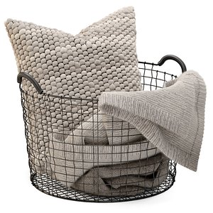 Basket Decor 07 3D model