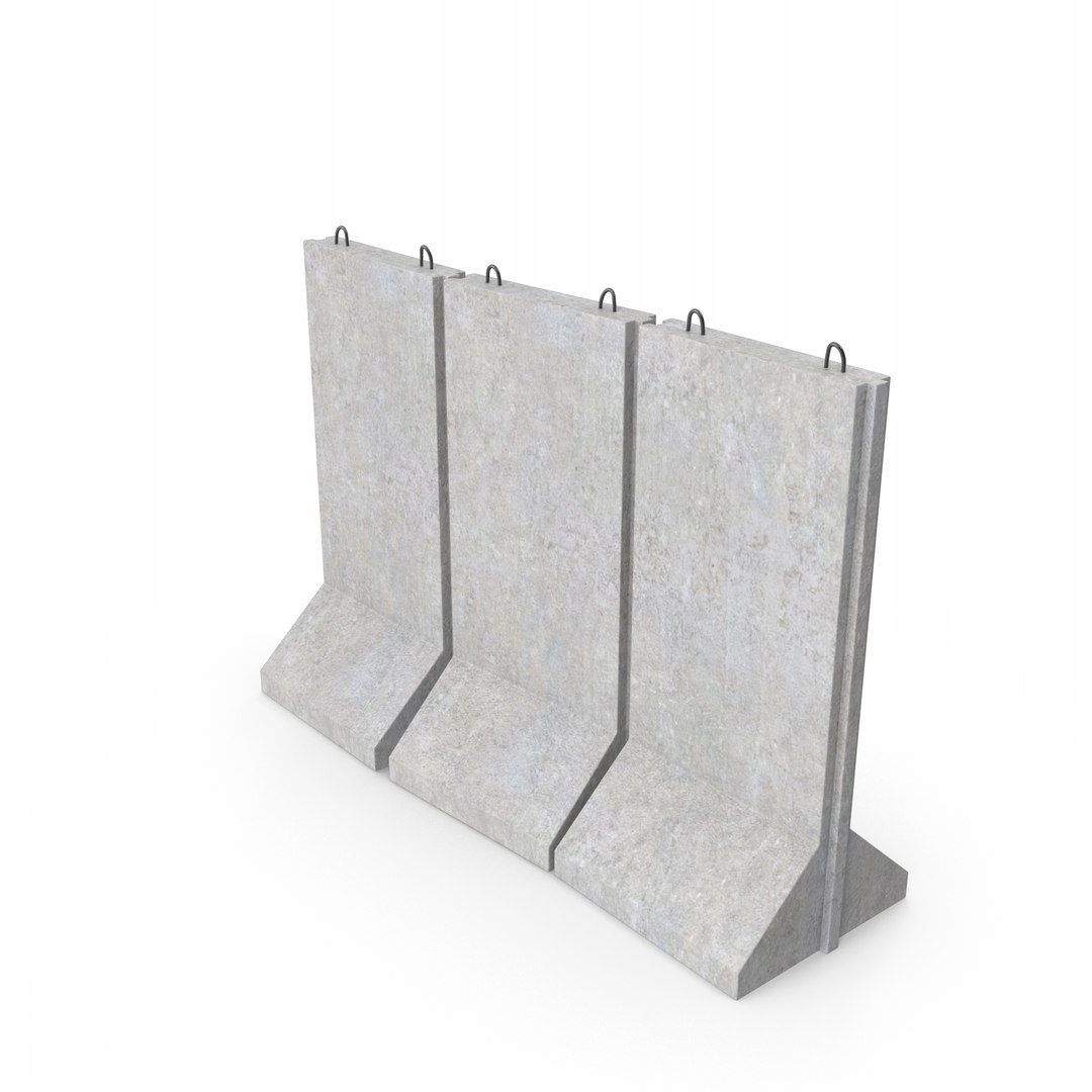 3D Concrete Building Materials Collection Model - TurboSquid 2090477