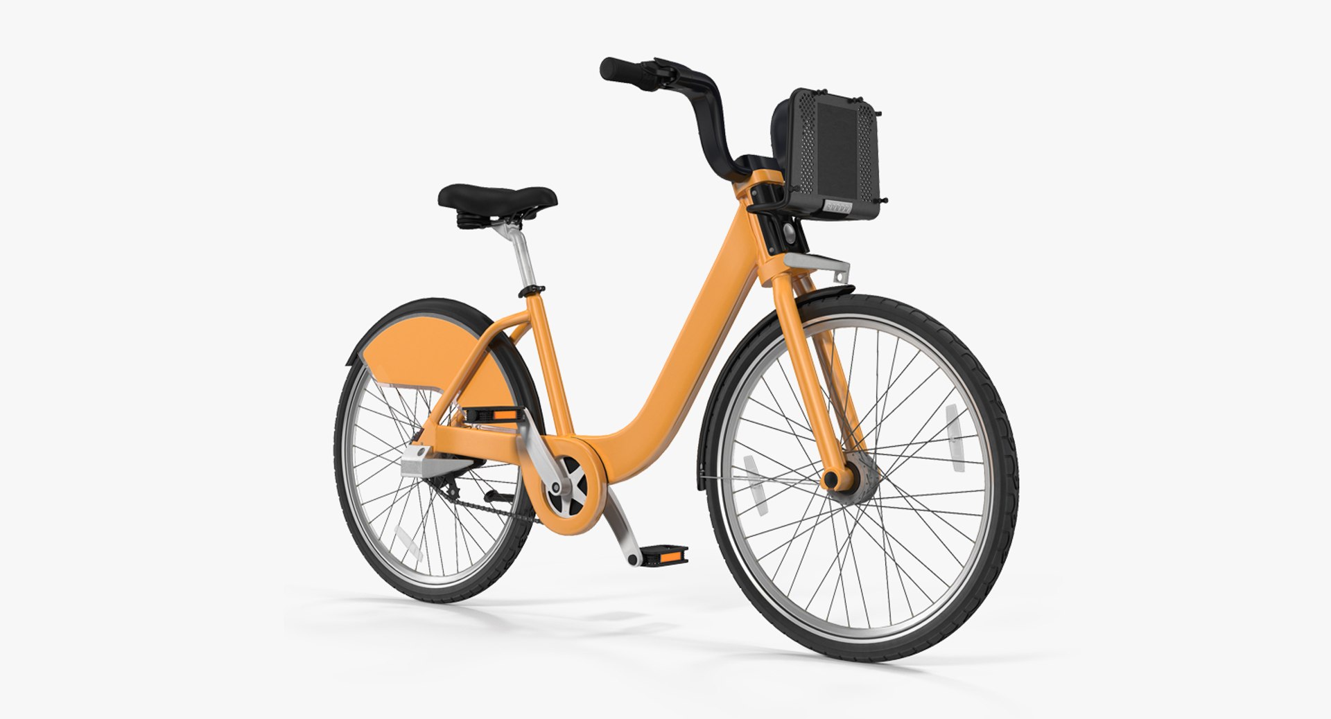 Sharing Bicycle Generic 3D Model 3D model preview