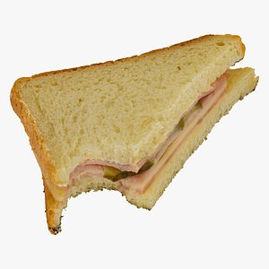 ham cheese sandwich 01 model