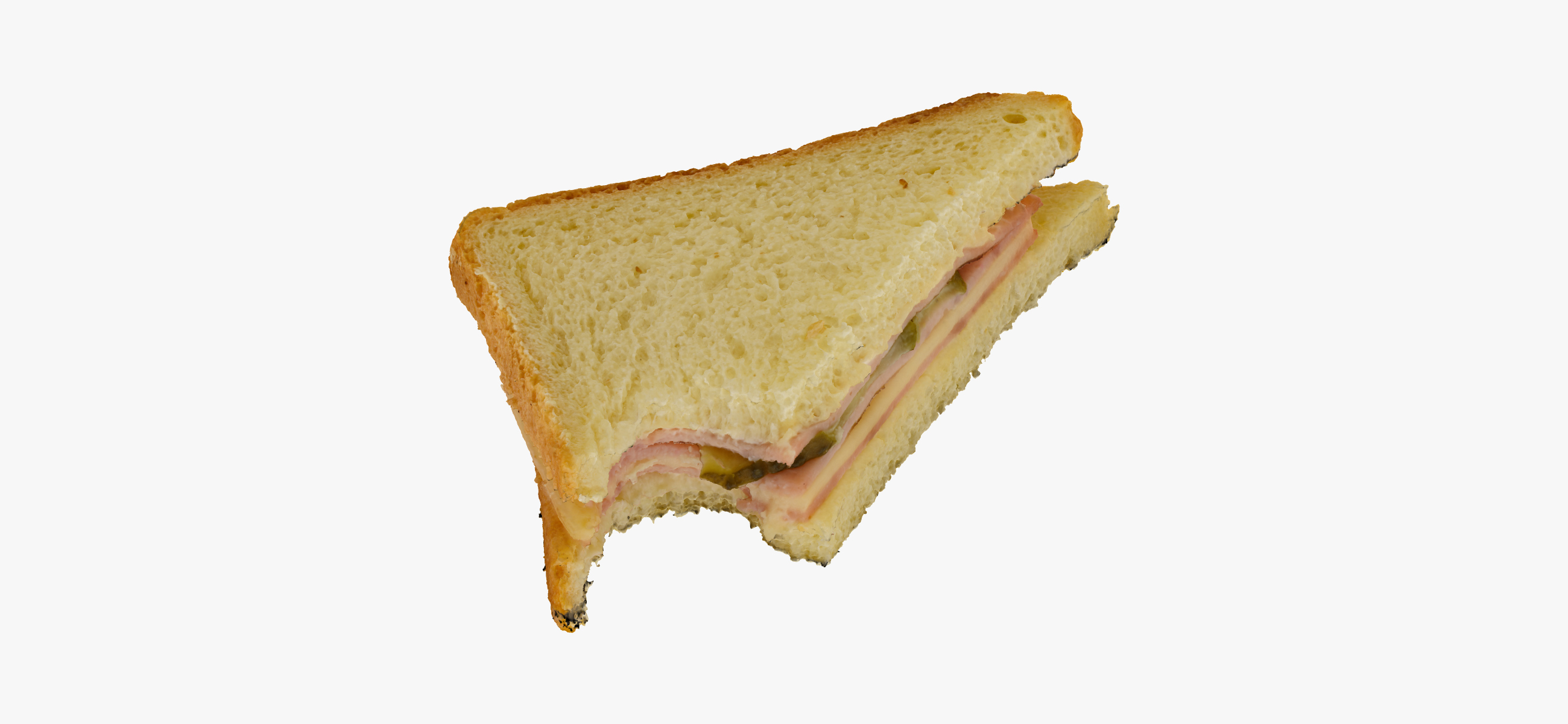 Ham cheese sandwich 01 model TurboSquid 1690196