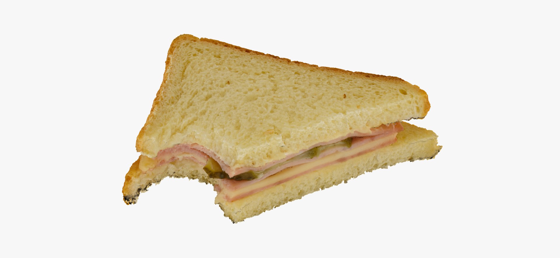 Ham Cheese Sandwich 01 Model TurboSquid 1690196