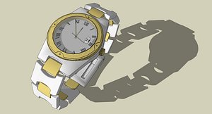 3d watch time heure