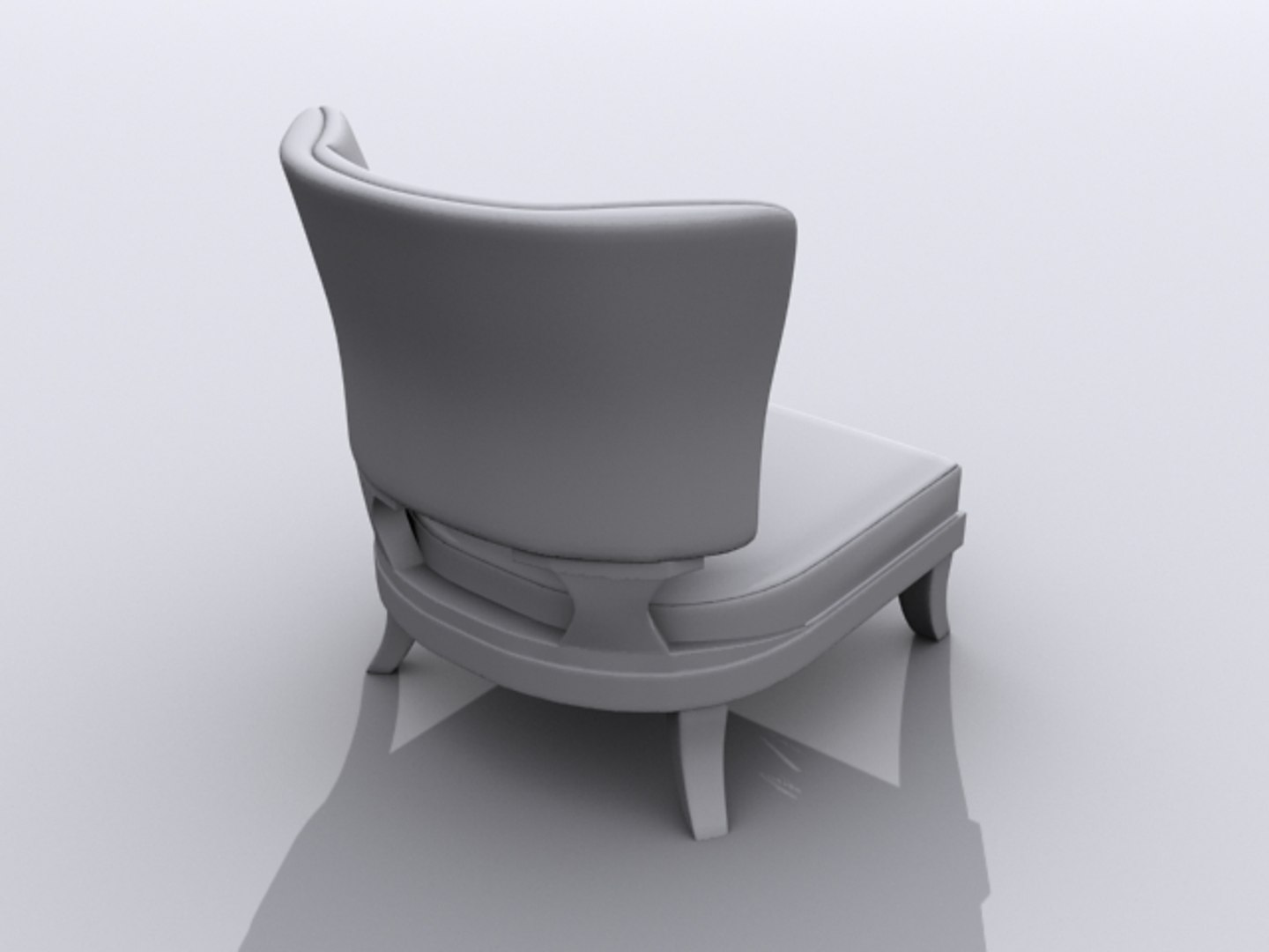 3d Model Victoria Chair